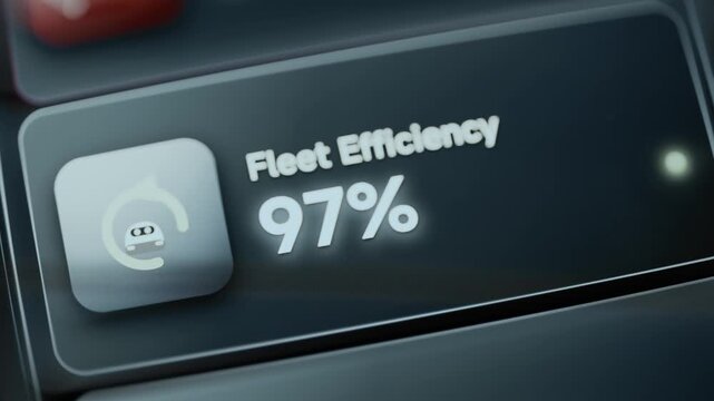 Fleet efficiency metric changes from 97 to 96