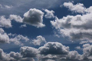 Fototapeta premium Summer blue sky cloud gradient light white background. Beauty clear cloudy in sunshine calm bright winter air bacground. Gloomy vivid cyan landscape in environment day horizon skyline view spring wind