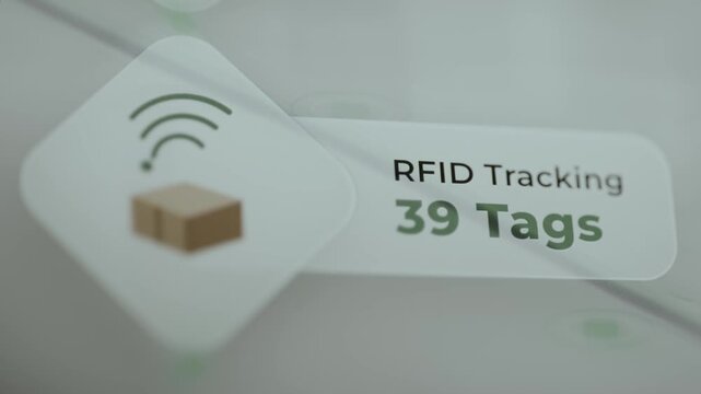 RFID tracking count updates from 38 to 39 tags