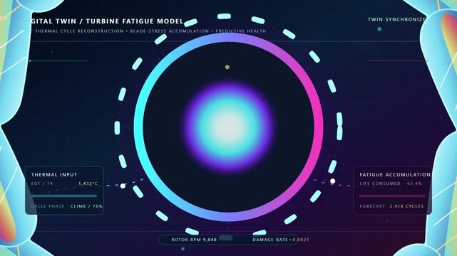 Abstract cosmic energy sphere with vibrant purple and blue glow digital visualization for creative projects