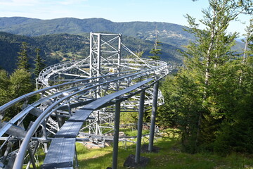 Salamandra Alpine Coaster, kolejka grawitacyjna  w Szczyrk Mountain Resort na Hali Skrzyczeńskiej, Śląsk, Polska, Europa © Albin Marciniak
