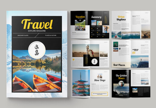 Travel Magazine Template