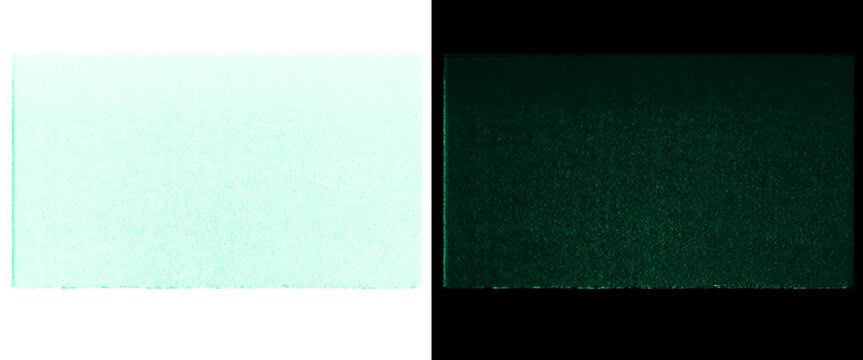 Minimalist split screen background, mint green and dark emerald textured paper, dual color contrast backdrop for graphic design