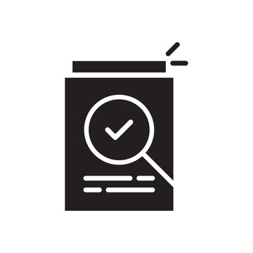 data assessment or compliance thin line icon. lineart trend modern linear insight paperwork logotype graphic stroke design web element isolated on white. concept of account management or legal consult