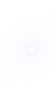 Abstract light blue circular pattern with radiant central light flare and floating particles for modern digital background concepts isolated on a transparent background