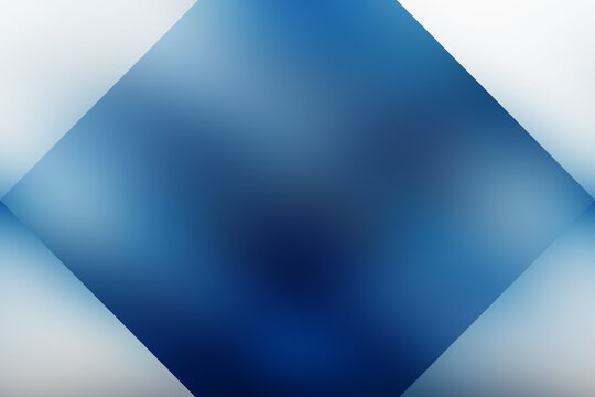 Abstract blue background with geometric diamond shape