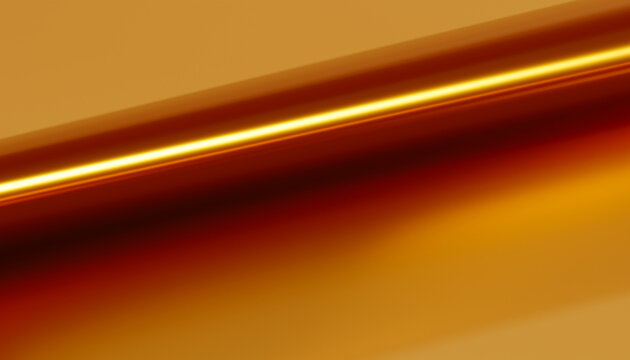 Abstract smooth golden liquid texture with warm gradient tones
