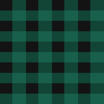 Dark green plaid background pattern design