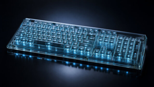 fiber optics background with lots light spots