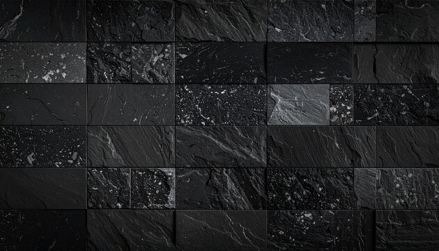 Dark Slate Stone Texture Background