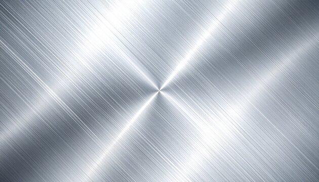 Brushed Silver Metal Texture Background