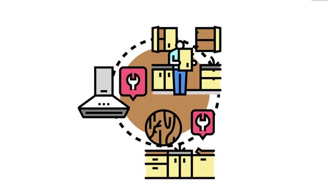 Professional handyman providing maintenance and installation services for household appliances, ensuring kitchen functionality and efficient home improvement tasks