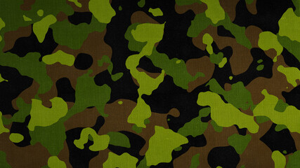 Green, brown, and black irregular camouflage pattern texture military army © MehediHasan