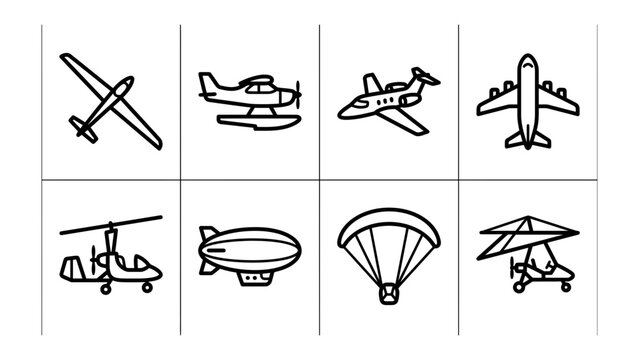 Various Aircraft Iconography