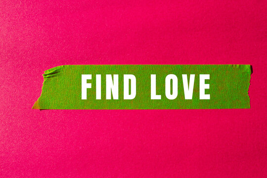 Find Love text concept photo