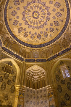 Interior Domes of Islamic Architecture in Samarkand