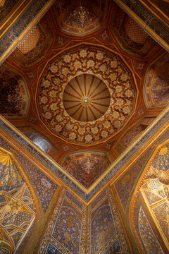 The Interior of the Buildings on Registan Square in Samarkand