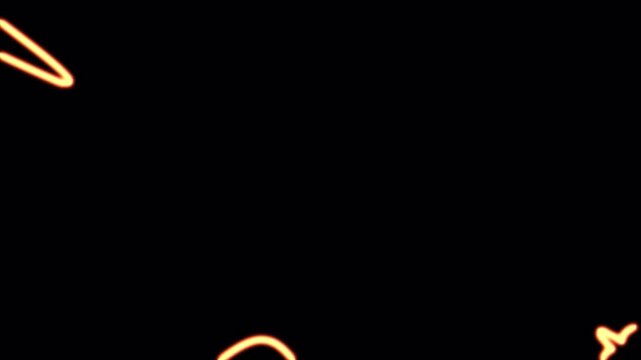 Abstract glowing light animation expanding from a single point into a complex fractal shape.