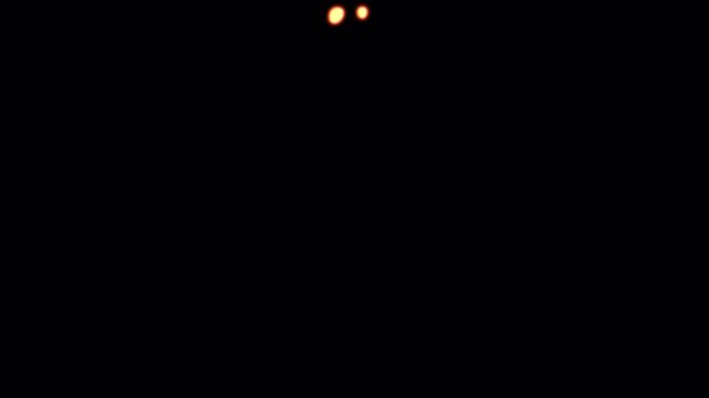 Abstract Neon Speech Bubble Animation Appearing on Black Background.