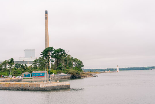 Tarbert Power Station on the Shannon Estuary, an iconic electricity-generating site on Tarbert Island in County Kerry, Ireland - County Kerry, Ireland - 31 August 2026.