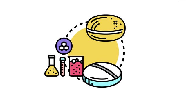 Scientific research team working in a lab inventing and creating new pharmaceutical drugs, analyzing chemical structures and compounds for medicine development and healthcare innovation