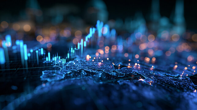 Global Financial Market Data and Trading Chart Visualization