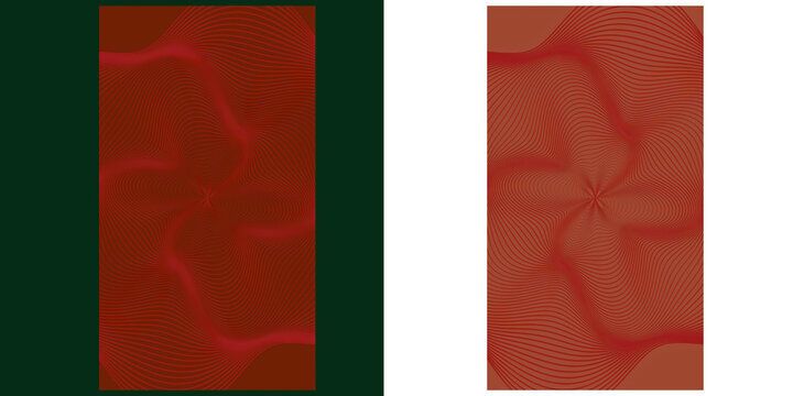 Two vertical rectangles with red pixelated texture patterns for digital art design elements