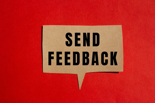 Send Feedback text concept photo