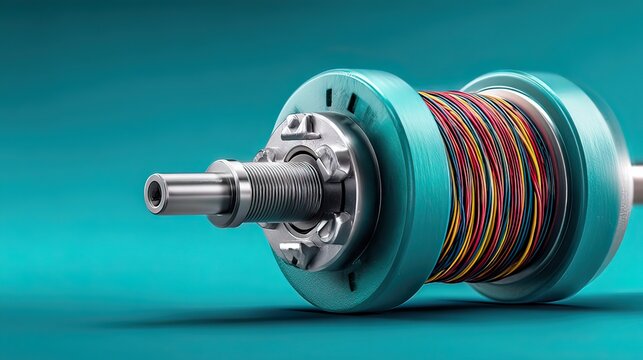 Precision coil assembly with vibrant wires for advanced mechanical and electrical engineering applications