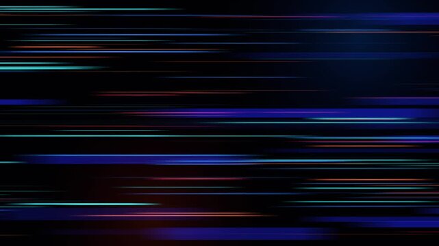 Abstract colorful light streaks motion blur background