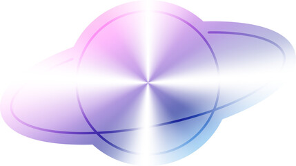 planet holographic sticker element design © F.rywhere