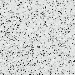 Fototapeta premium Black and white terrazzo texture, abstract grit pattern with scattered splatters. Modern stone surface overlay for interior design, packaging, fashion branding, digital wallpaper and creative backdrop