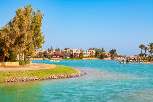 Urban landscape of El Gouna. Egypt