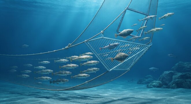 Smart Selective Trawl Reducing Bycatch with Escape Panels