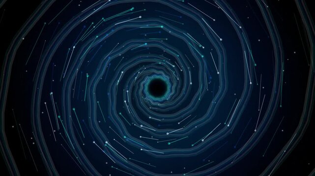 Cosmic spiral galaxy rotation timelapse deep space cosmos universe stars