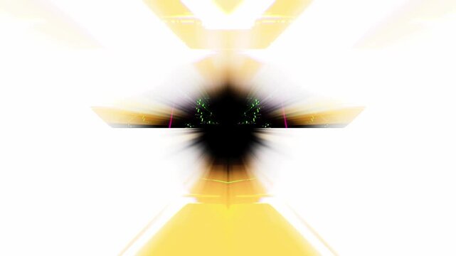 A dynamic abstract VJ loop featuring fluid neon geometric distortions, colorful wave patterns, and psychedelic glitch effects. Perfect for electronic music concerts, DJ sets, club screens.