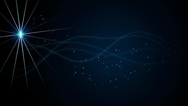 Cosmic starburst explosion in deep space with glowing particles galaxy