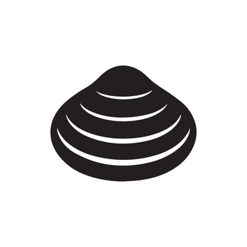 Clam Shell Minimal Vector Icon