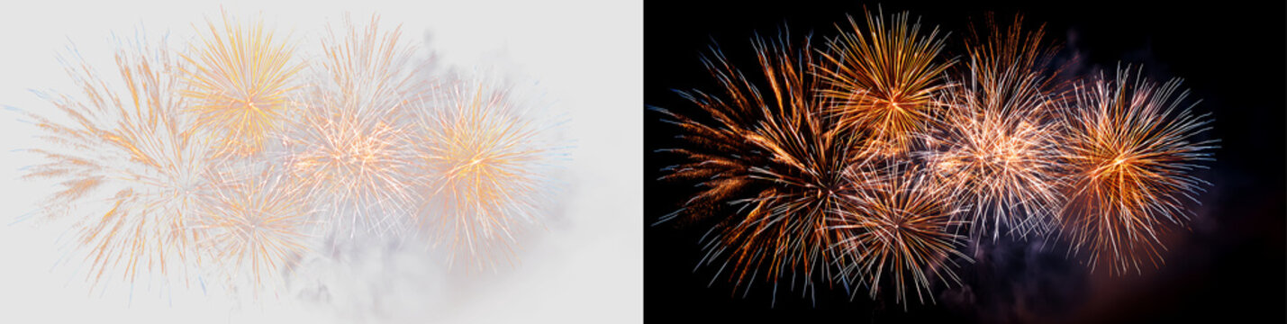 Decorative Fireworks Spark Effects for Festive Occasions