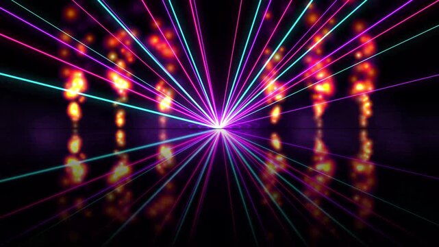 Radiant fireworks explosion night sky celebration burst