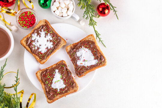Christmas tasty leftovers stollen or Panettone ice cream