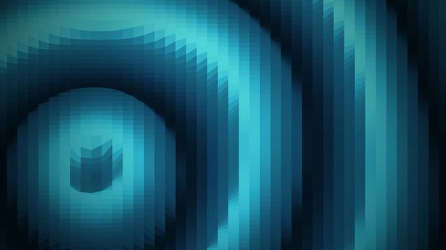 Underwater tunnel view with blue light rays and floating particles