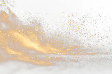 Sand and Dust Storm with Floating Particles on Light Background © Татьяна Куриленко
