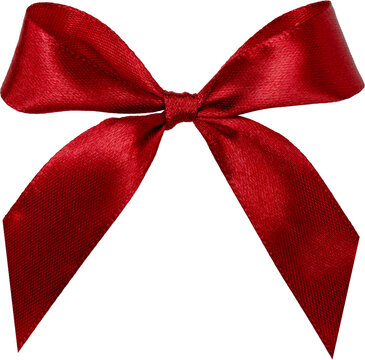 Red Festive Gift Ribbon Bow