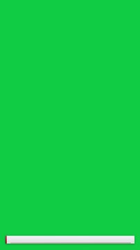 Vertical view of clean interview lower third bar graphic animated on green screen background for video editing