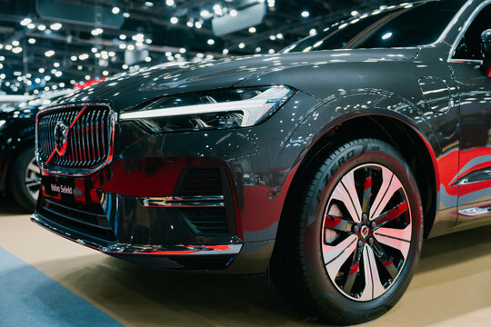 BANGKOK, THAILAND - AUGUST 21, 2026: modern Volvo SUV is displayed at BIG Motor Sale 2026 event held at BITEC Bangna in Bangkok