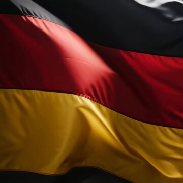 Waving german flag