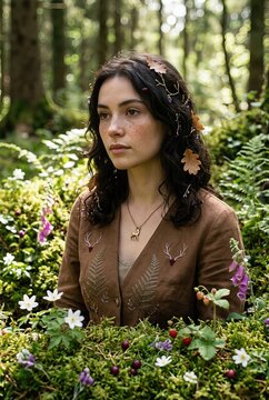Forest Muse in Brown