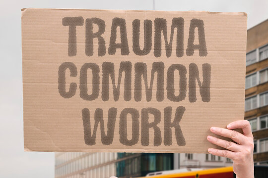 "Trauma common work" Sex workers experience high PTSD rates. TRAUMA. PTSD. WORKERS. COMMON. MENTAL.
