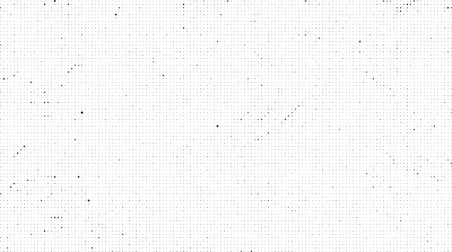Abstract halftone dot pattern background texture isolated on transparent background